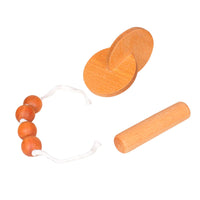 Montessori Baby Set With Rattle And Interlocking Disc