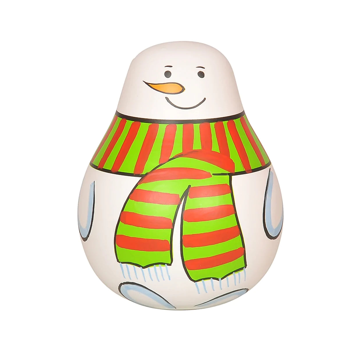 Buy Thasvi Roly Poly Snowman Wooden Toy - SkilloToys.com