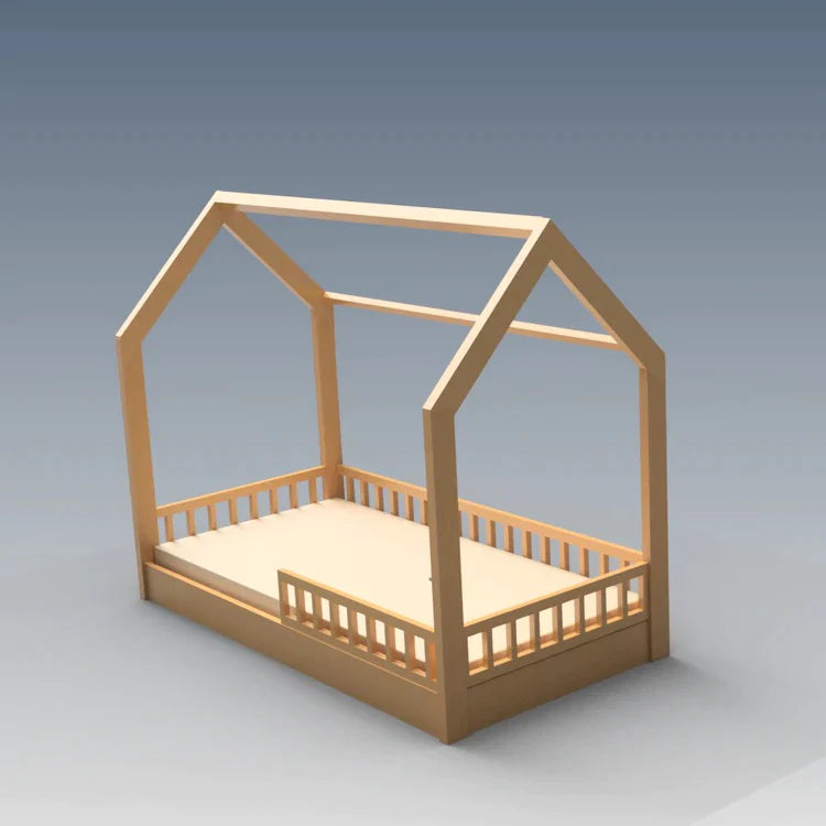 Buy The Bombay Wooden Tent Bed -  Side View - SkilloToys.com