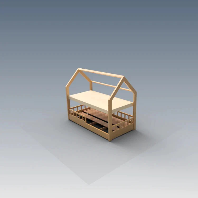 Buy The Bombay Wooden Tent Bed -  Soft - SkilloToys.com