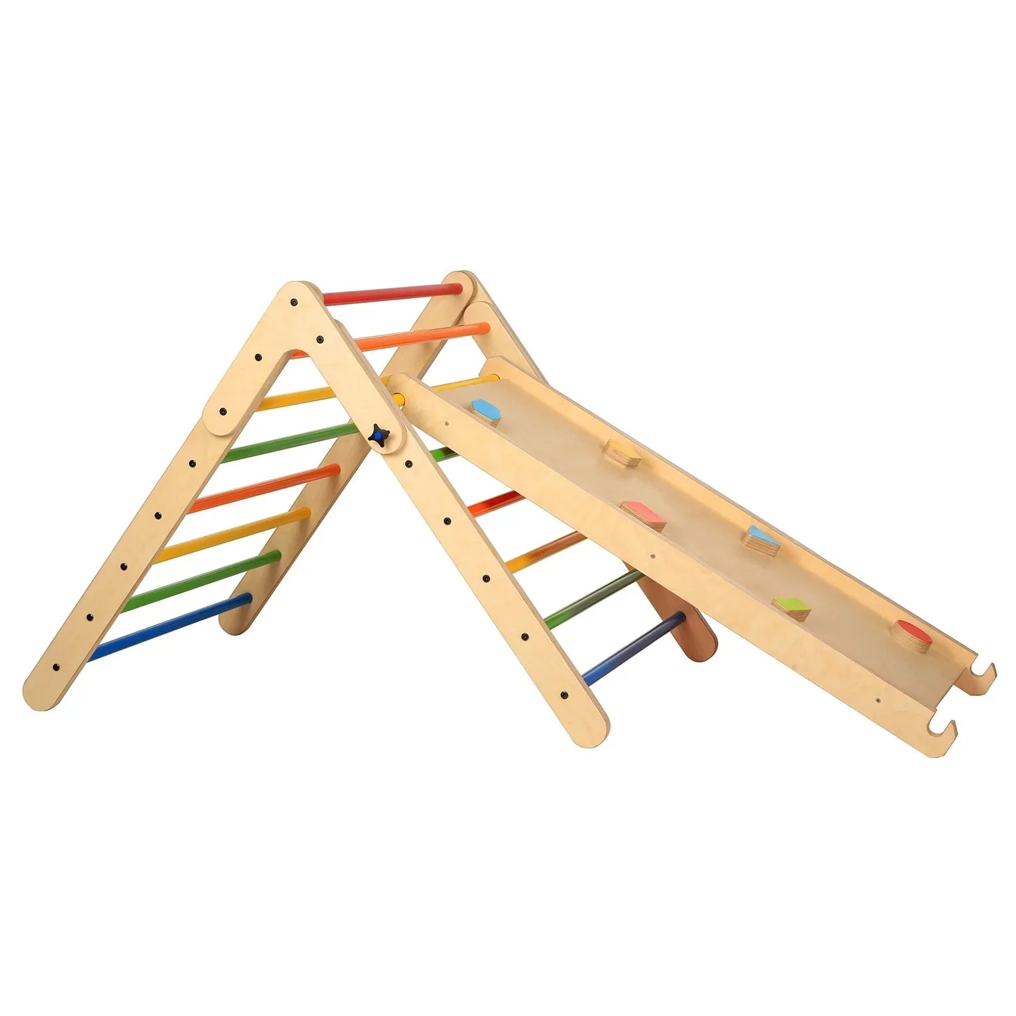 Buy The Climbing & Pikler Triangle with Reversible Ramp - Double Side of Ramp - SkilloToys.com
