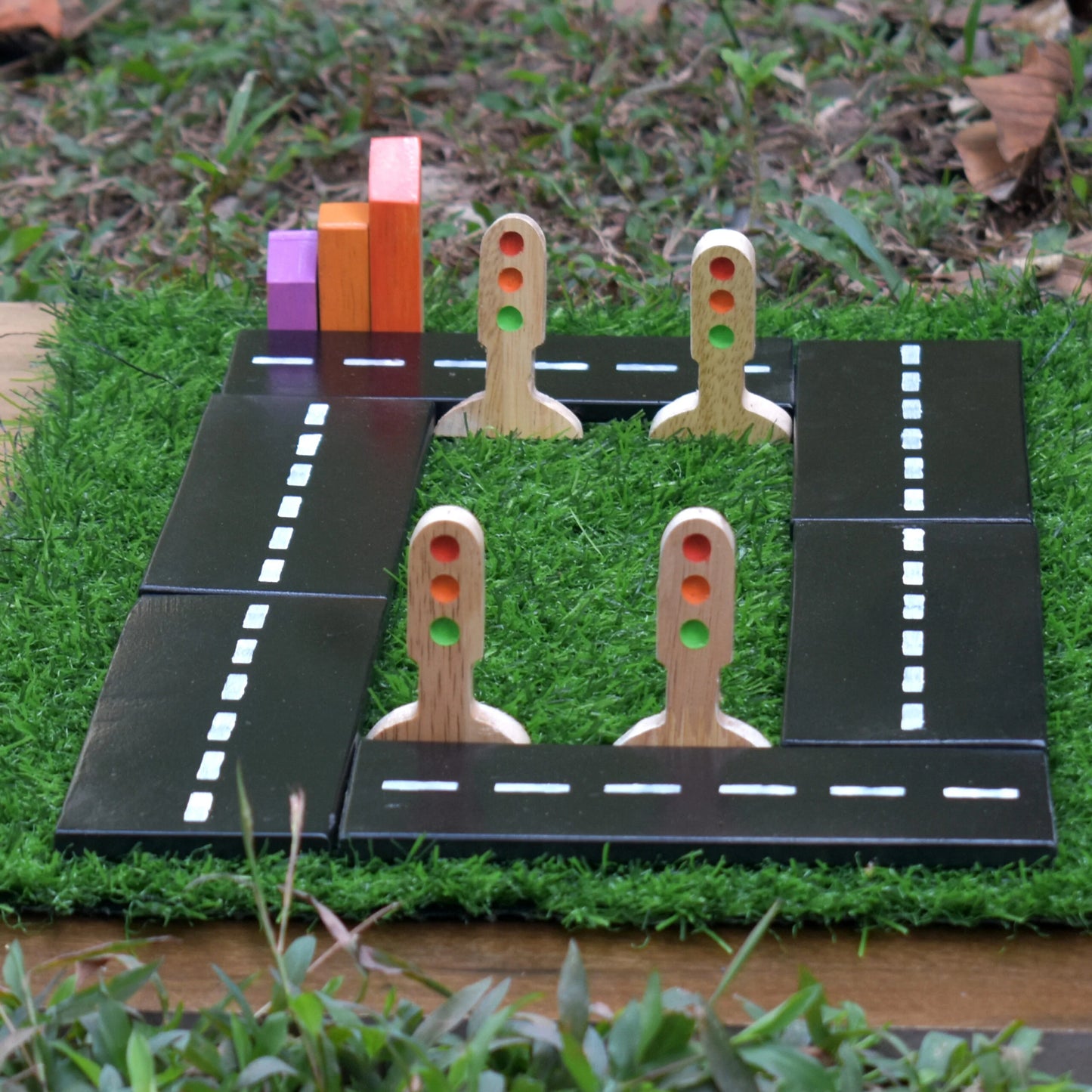 Buy Wooden Traffic Play Toy - SkilloToys.com