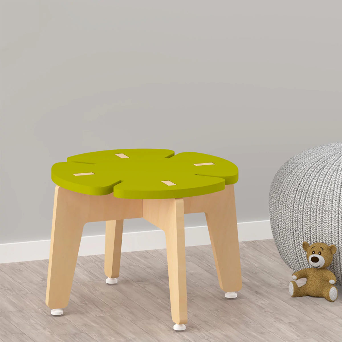 Buy White Grape Multipurpose Wooden Stool - White - Learning Furniture - SkilloToys.com