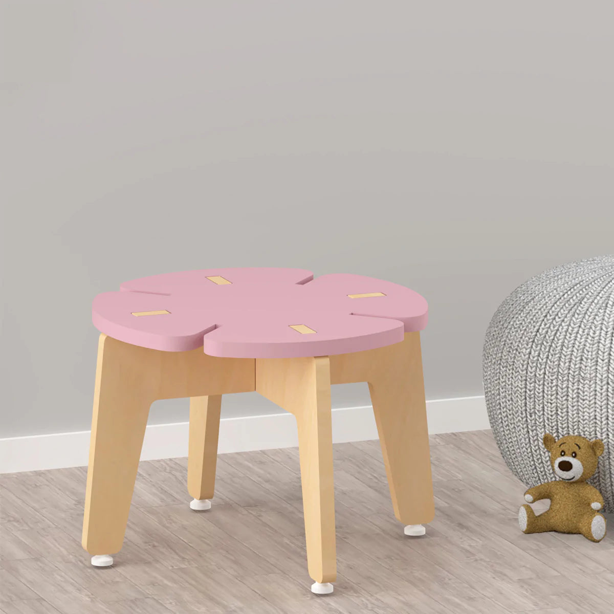 Buy White Grape Multipurpose Wooden Stool - White - Learning Furniture - SkilloToys.com