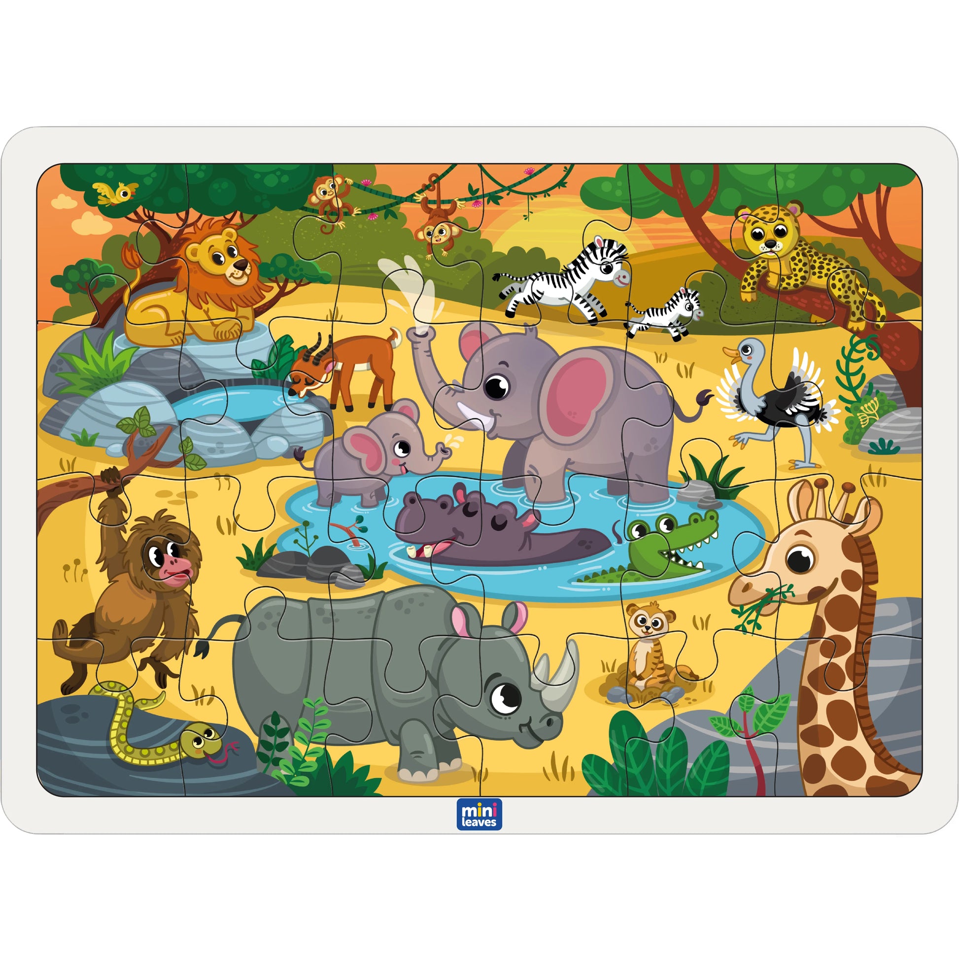 Buy Wild Safari Animal Puzzle Set - SkilloToys.com