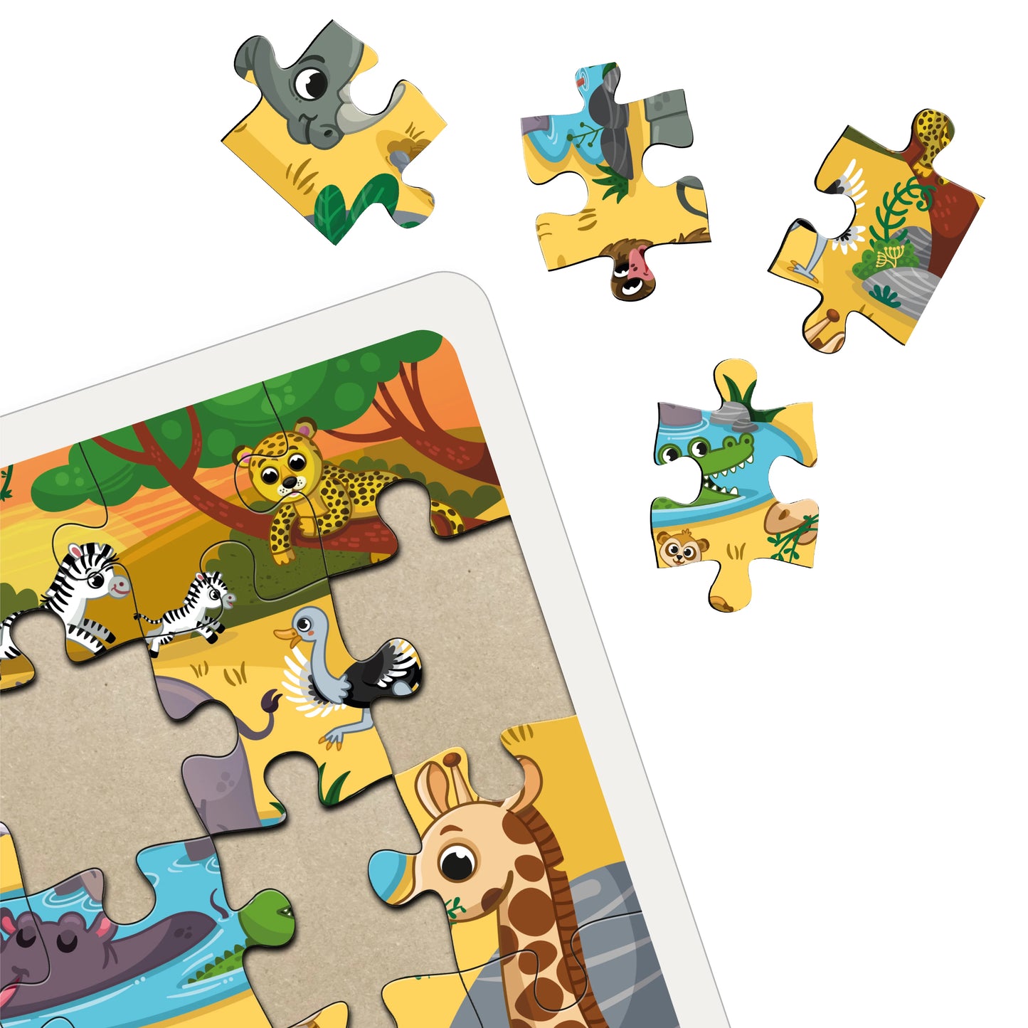 Buy Wild Safari Animal Puzzle Set - SkilloToys.com