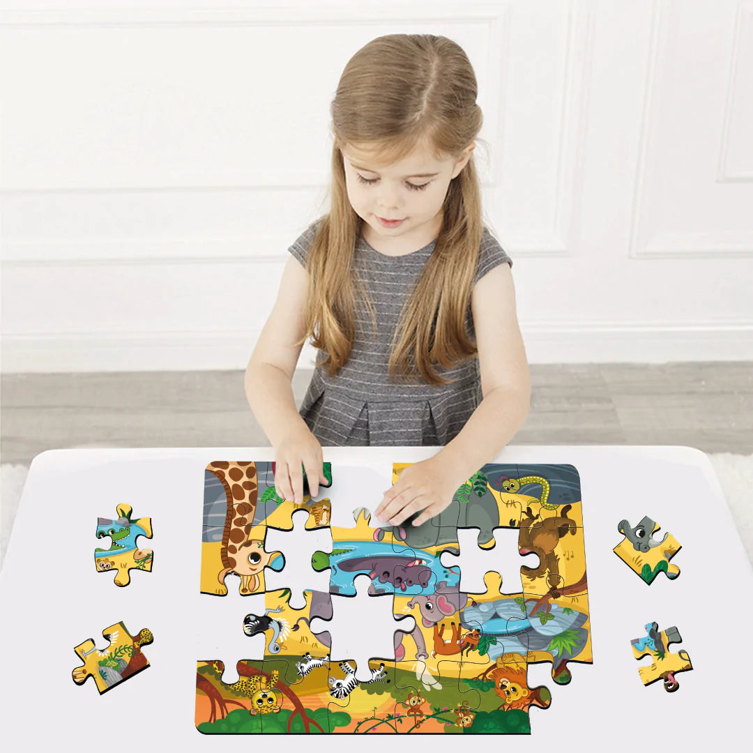 Buy Wild Safari Wooden Puzzle Set 1 - SkilloToys.com