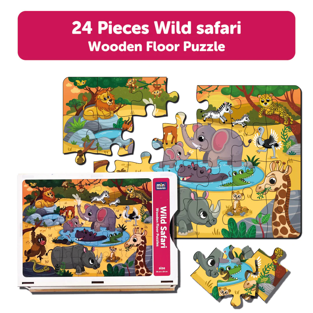 Buy Wild Safari Wooden Puzzle Set 1 - SkilloToys.com