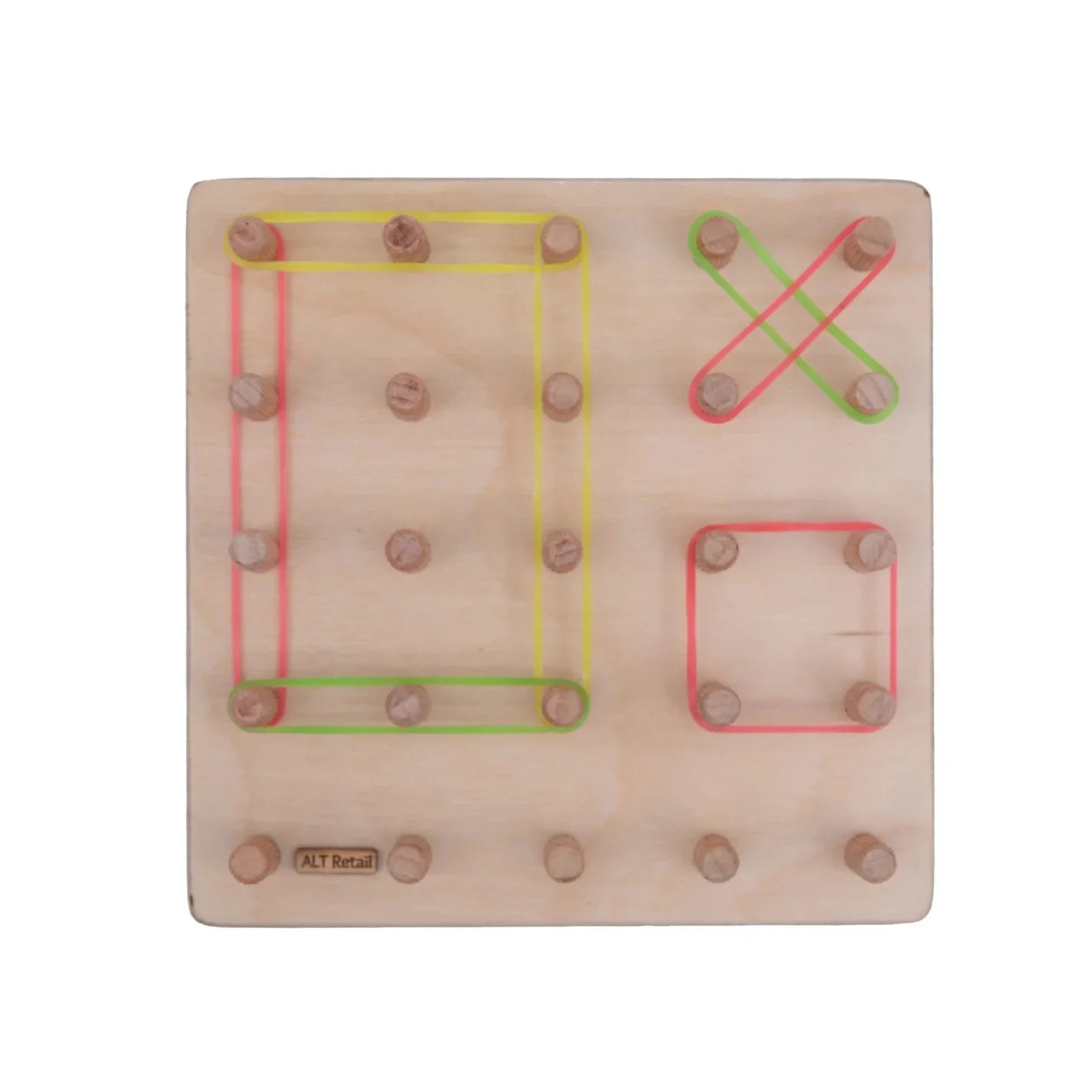 Buy Wooden Geoboard - Fun Learning Product - SkilloToys.com
