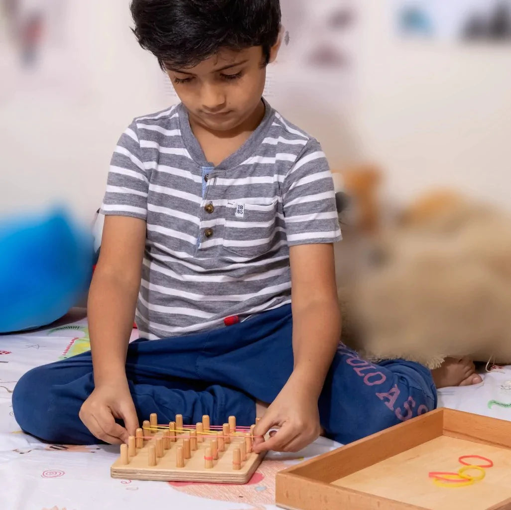 Buy Wooden Geoboard - Real Image - SkilloToys.com