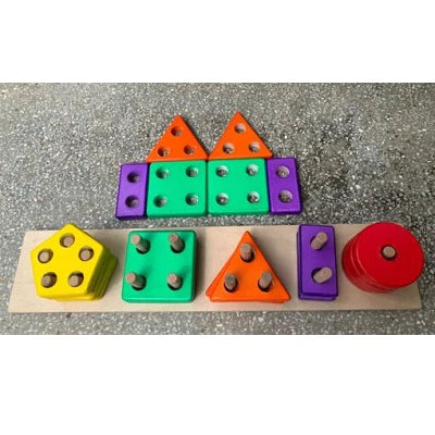 Buy Wooden Math Match Stacker - Educational Toy - SkilloToys.com