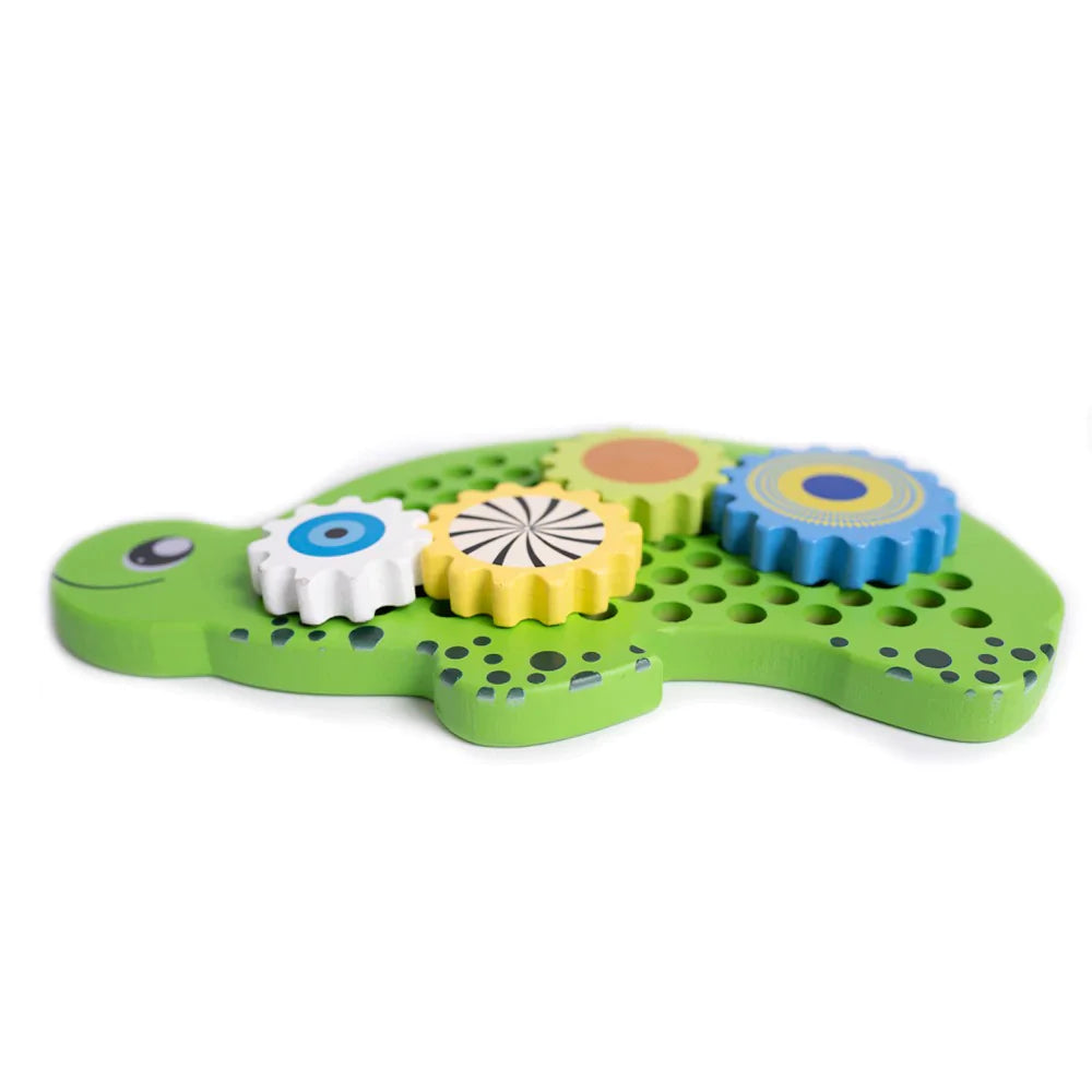 Buy Wooden Tortoise Gear Toy - Fun Learning - SkilloToys.com