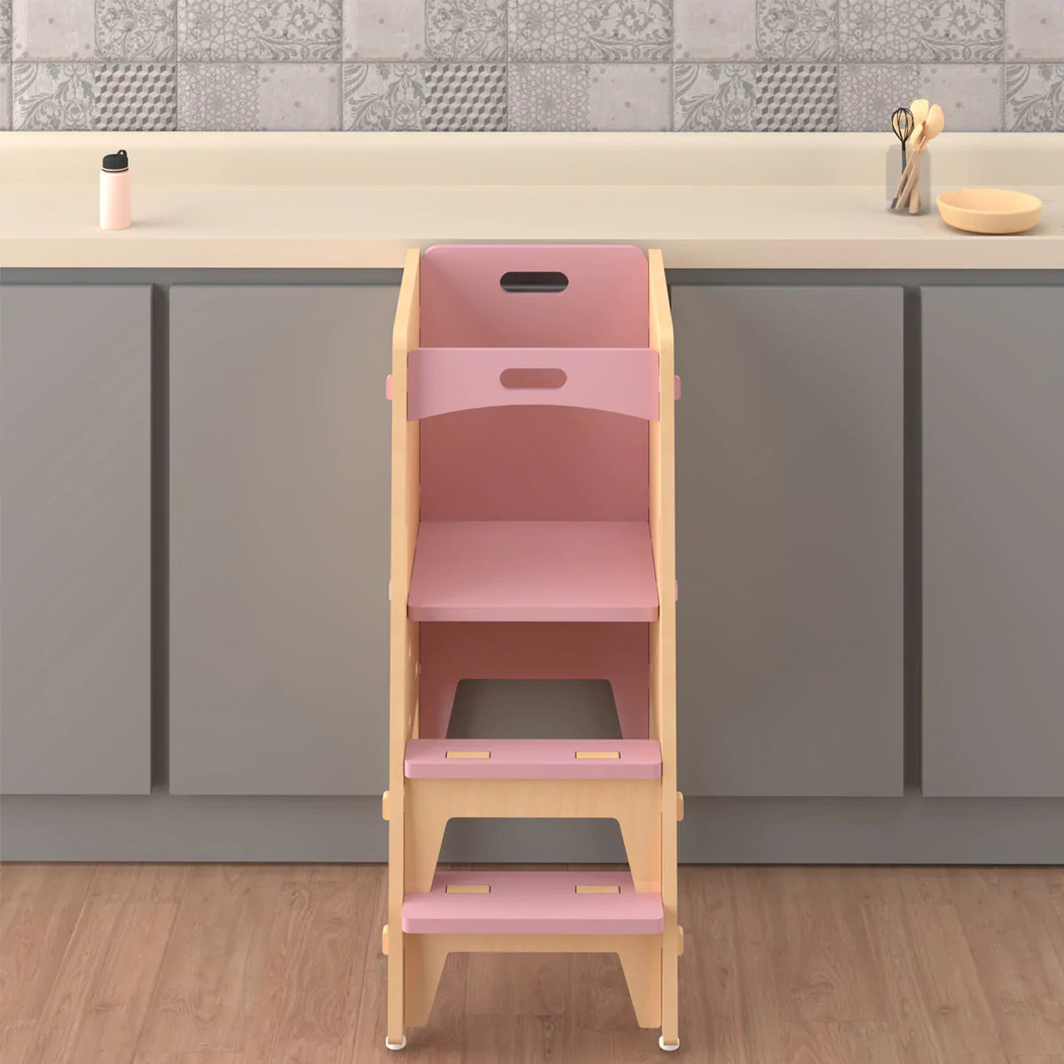 Buy Yellow Lychee Wooden Kitchen Tower - Learning Furniture - SkilloToys.com