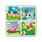 Buy 4 In 1 Farm Animal Wodoen Puzzle - SkilloToys.com