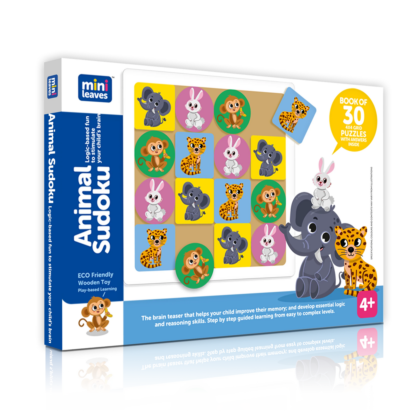 Buy Animal Sudoku Wooden Puzzle - SkilloToys.com
