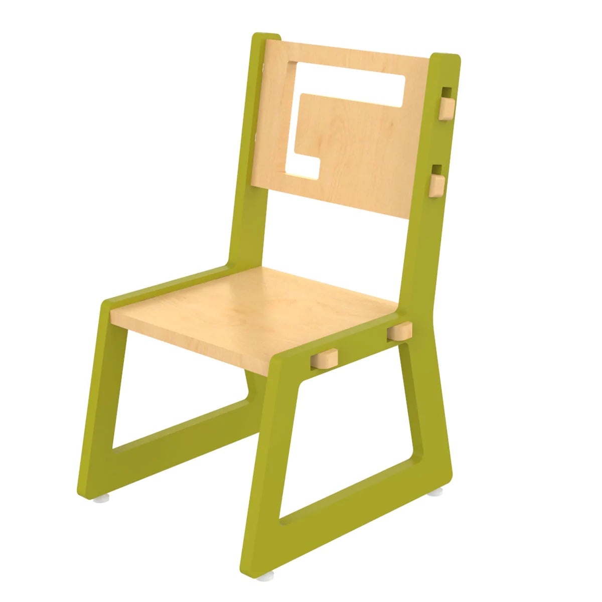 Buy Blue Apple Wooden Chair - Green - SkilloToys.com