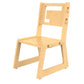 Buy Blue Apple Wooden Chair - Natural - SkilloToys.com