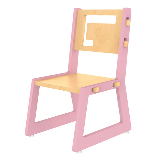 Buy Blue Apple Wooden Chair - Pink - SkilloToys.com