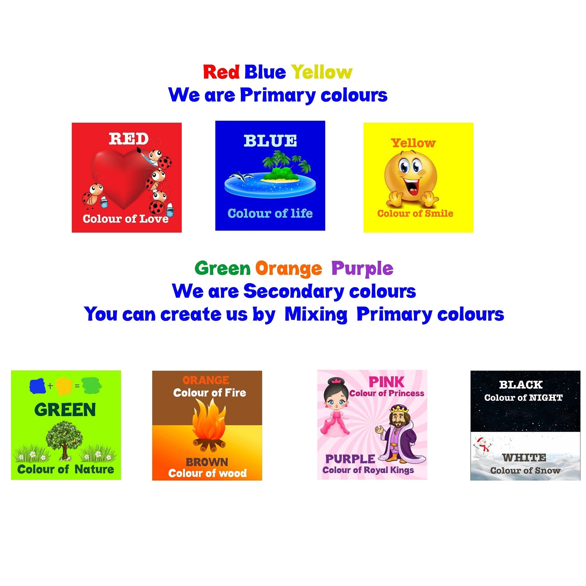 Buy Colours cloth book pack of 7 English For Kids - SkilloToys.com
