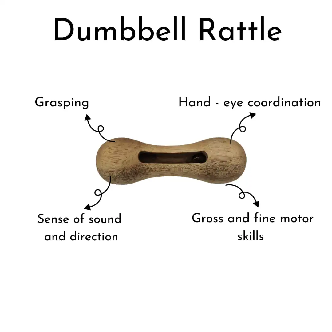 Buy Dumbbell Rattle Toy - SkilloToys.com