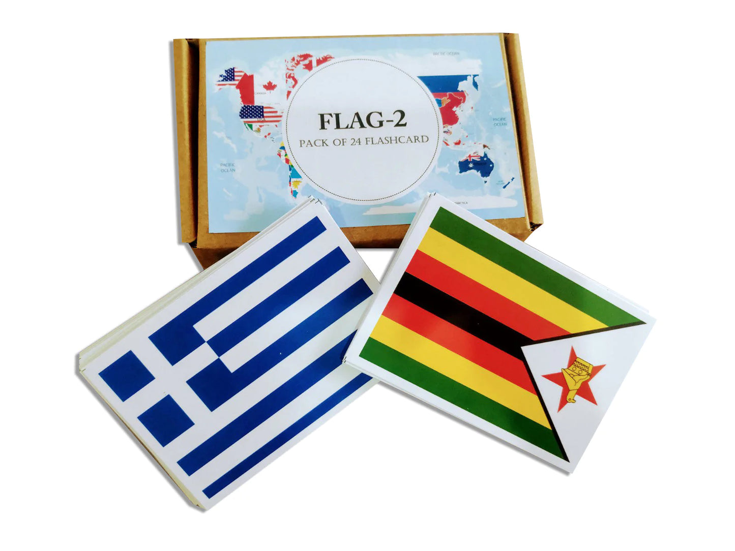 Buy Flags Part 2 Flashcards - Pack of 24 - SkilloToys.com