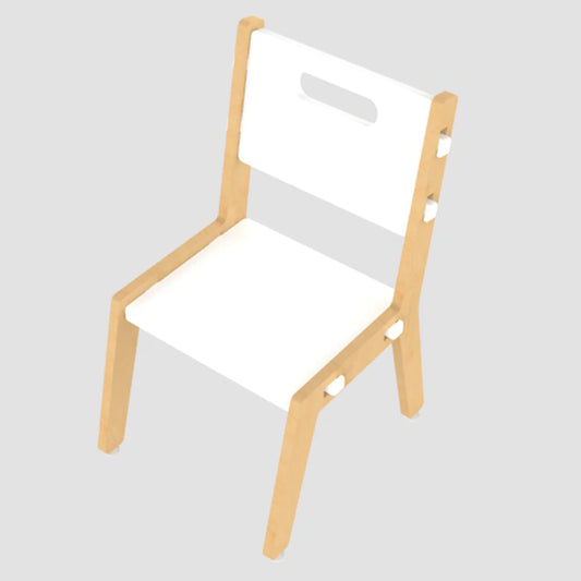 Buy Grey Guava Wooden Chair - White - SkilloToys.com