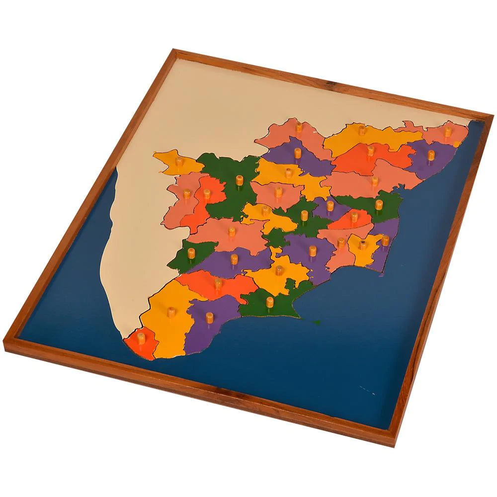Buy Kidken Mapology of Tamil Nadu Map learning Board - SkilloToys.com