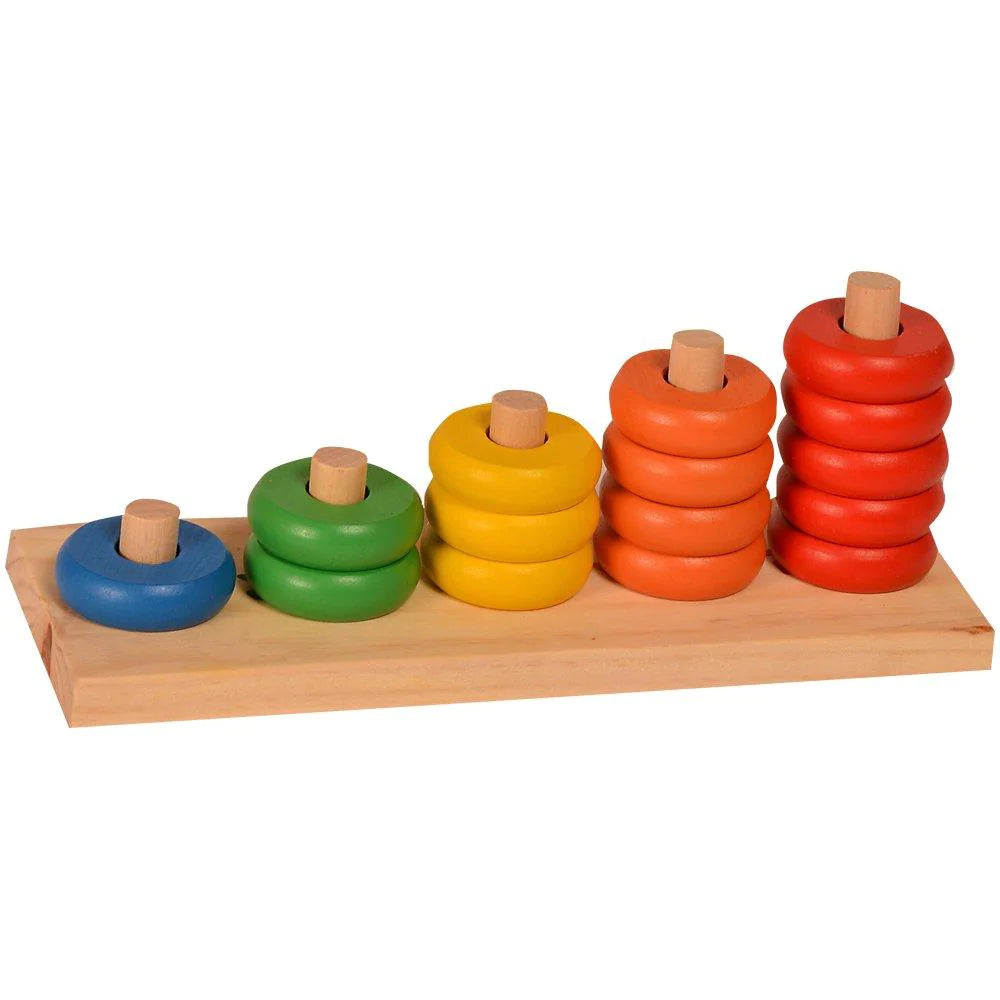 Buy Kidken Montessori 1-5 Counting Rings Learning Board - SkilloToys.com
