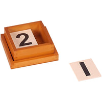 Montessori Cards for Number Rods Learning Box