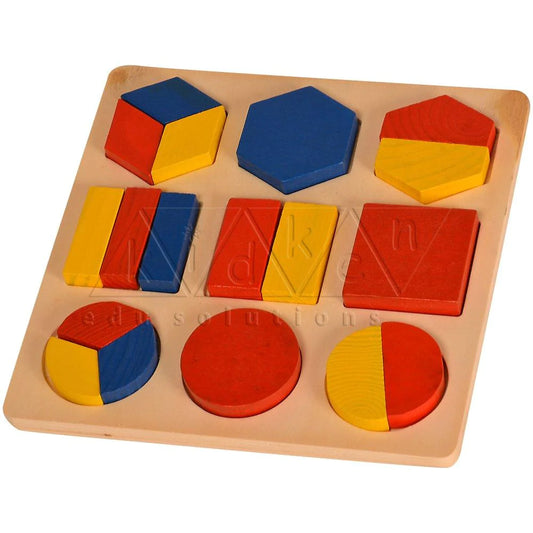 Buy Kidken Montessori Fraction Learing Board - Thin - SkilloToys.com