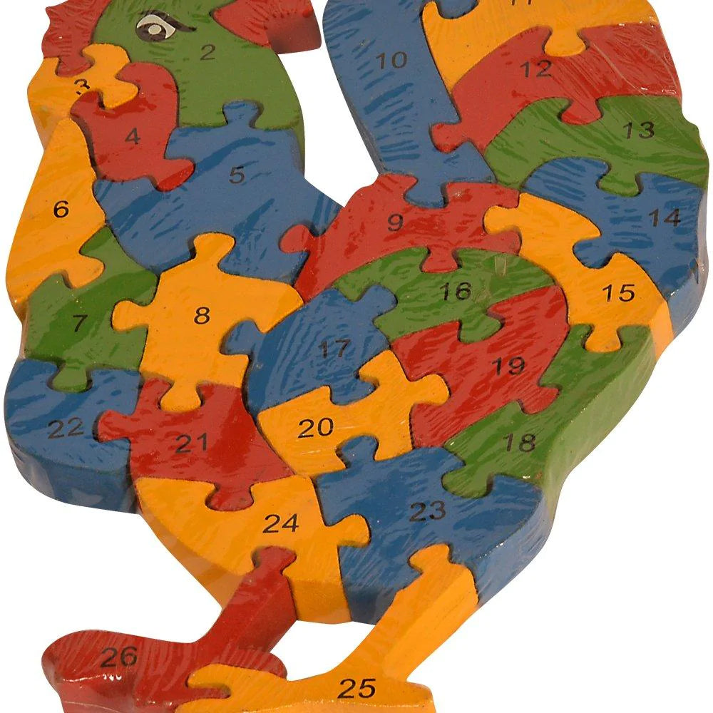 Buy Kidken Montessori MDF Puzzle Game - Rooster - SkilloToys.com