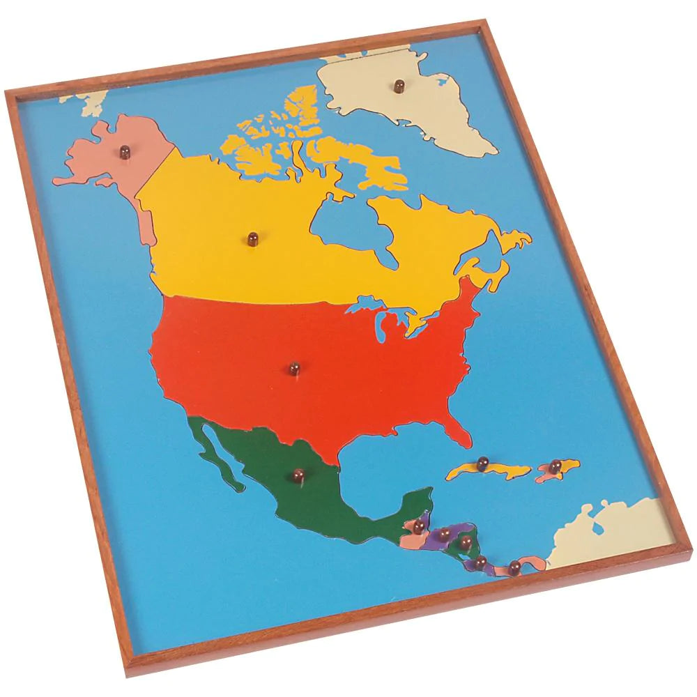 Buy Kidken Montessori North American Map Learning Board - SkilloToys.com