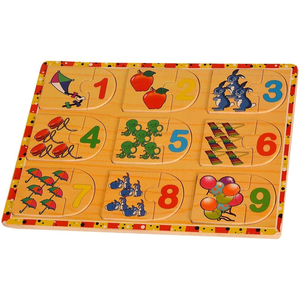 Buy Kidken Number with Picture Puzzle Set 2 - SkilloToys.com