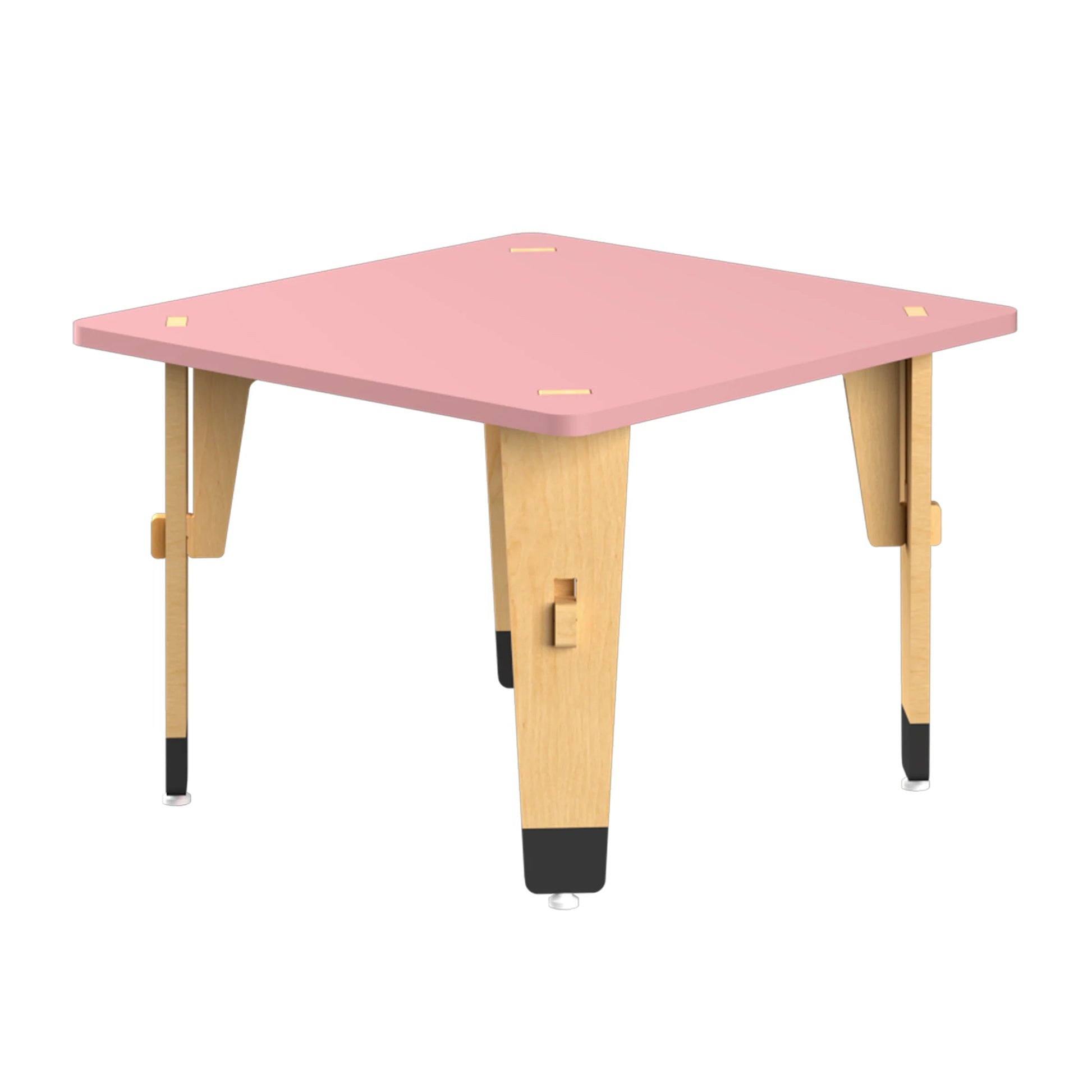 Buy Lime Fig Wooden Table - Pink (15 Inches) - SkilloToys.com