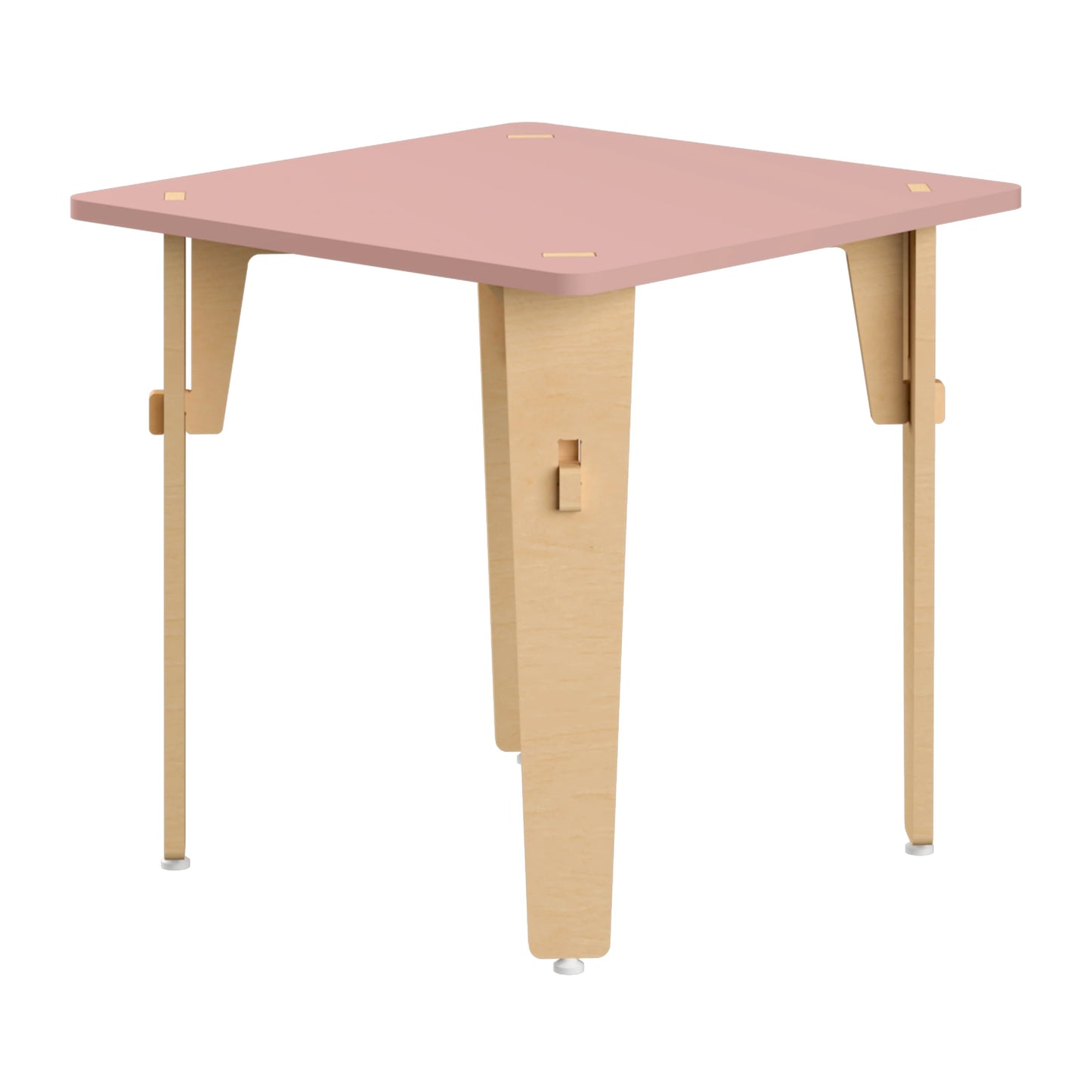 Buy Lime Fig Wooden Table - Pink (21 Inches) - SkilloToys.com