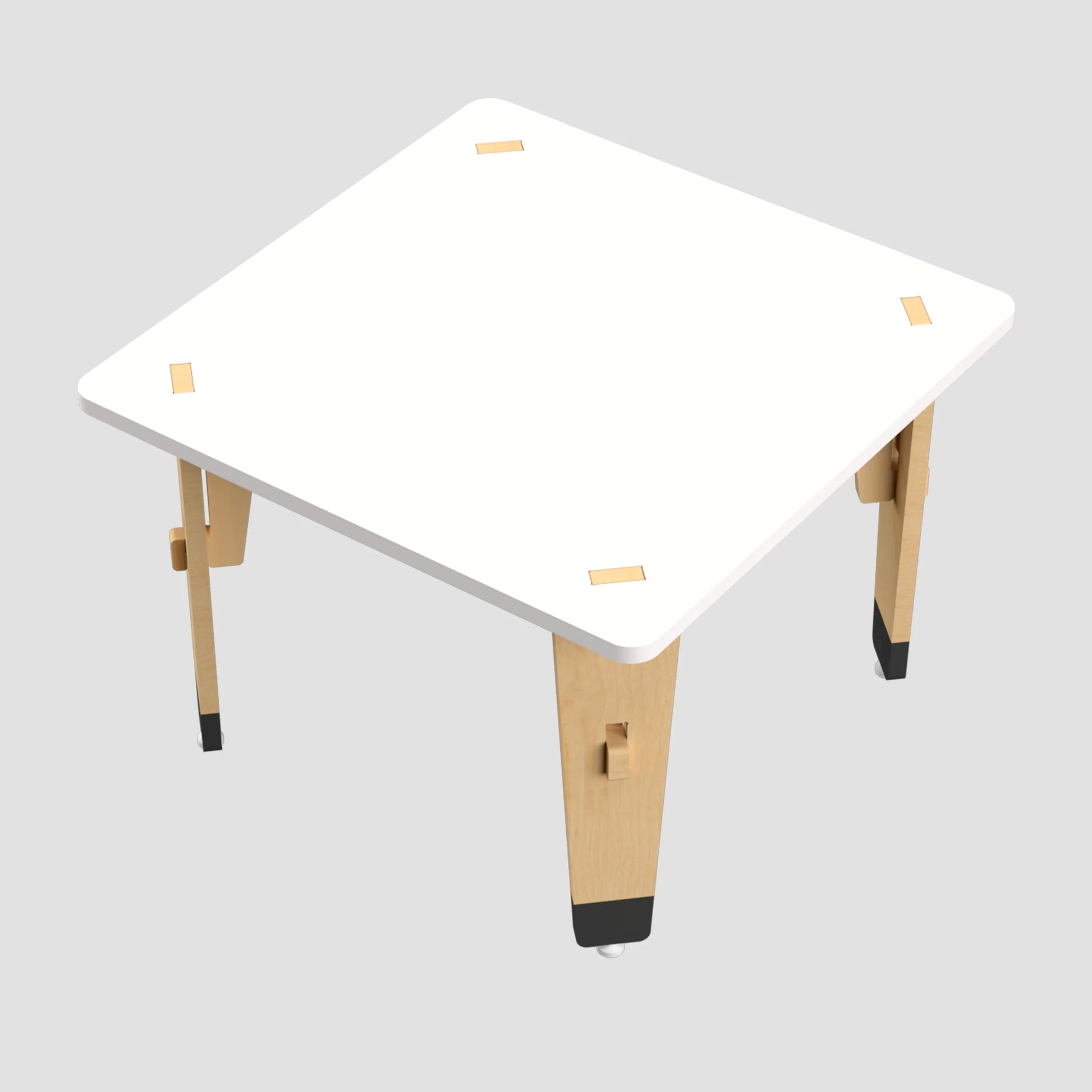 Buy Lime Fig Wooden Table - White (15 Inches) - SkilloToys.com
