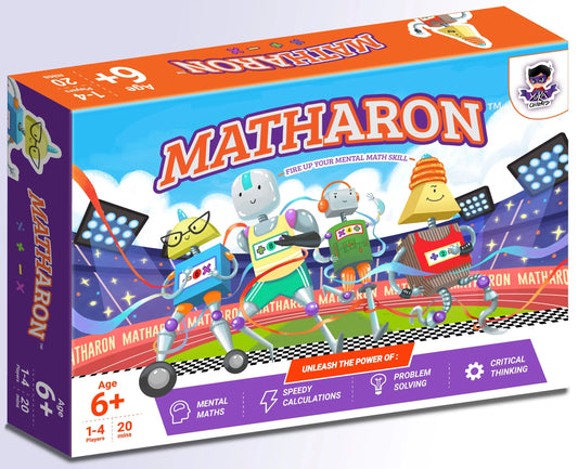 Buy Matharon Math Board Game - SkilloToys.com