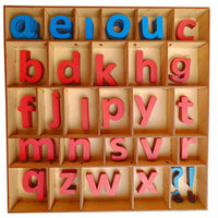 Montessori Preschool Movable Lower Case with Organizer Box & Magnetic