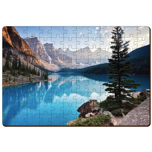 Buy Moraine Lake Wooden Jigsaw Puzzle (108 Pcs) - SkilloToys.com
