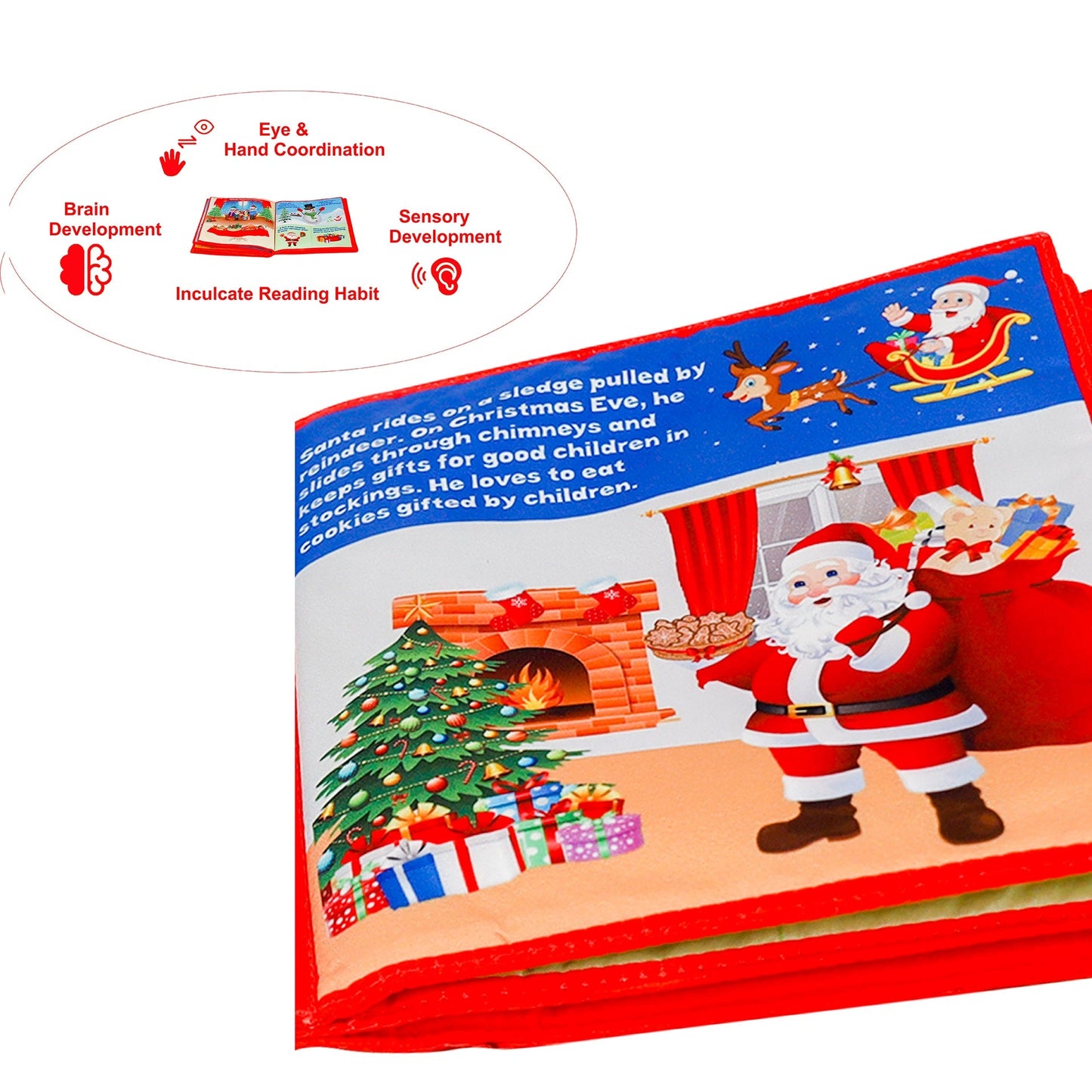Buy My First Christmas Book Cloth Book English For Kids - SkilloToys.com