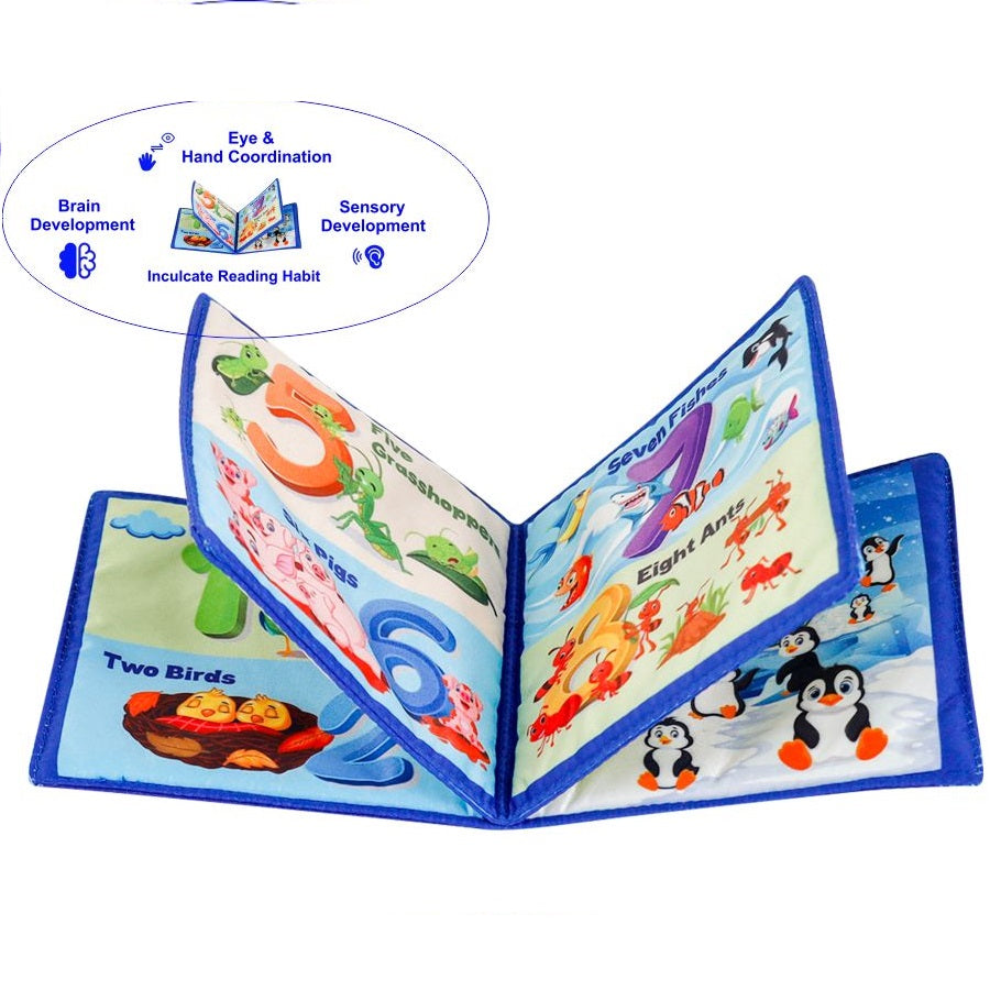 Buy Numbers Mini Cloth Book English For Kids - SkilloToys.com