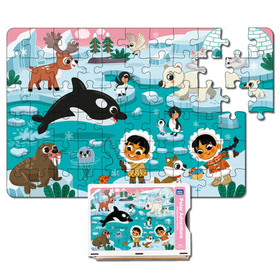 Buy Polar Adventure Wooden Floor Puzzle Set3 - SkilloToys.com