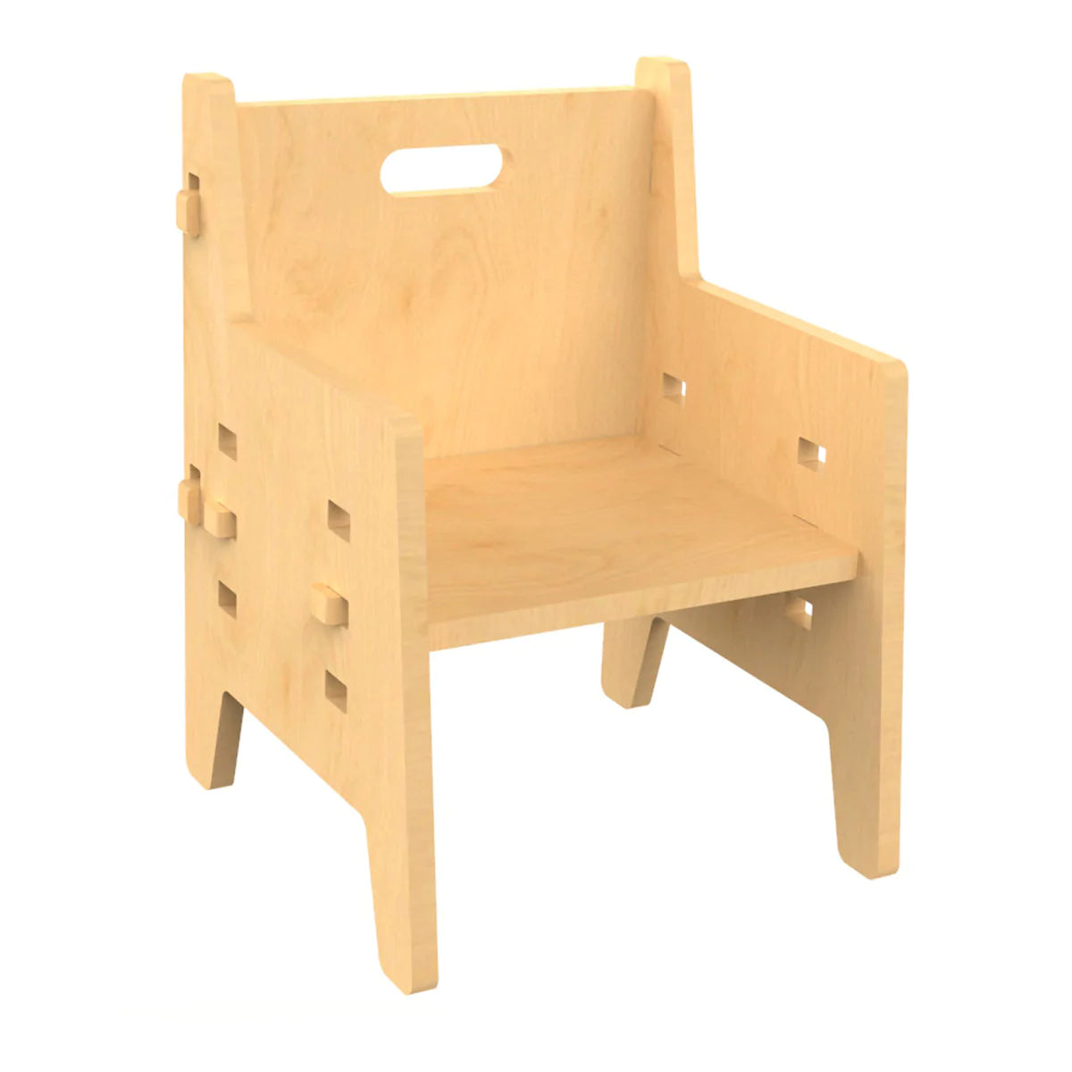 Buy Purple Mango Weaning Wooden Chair - Natural - SkilloToys.com