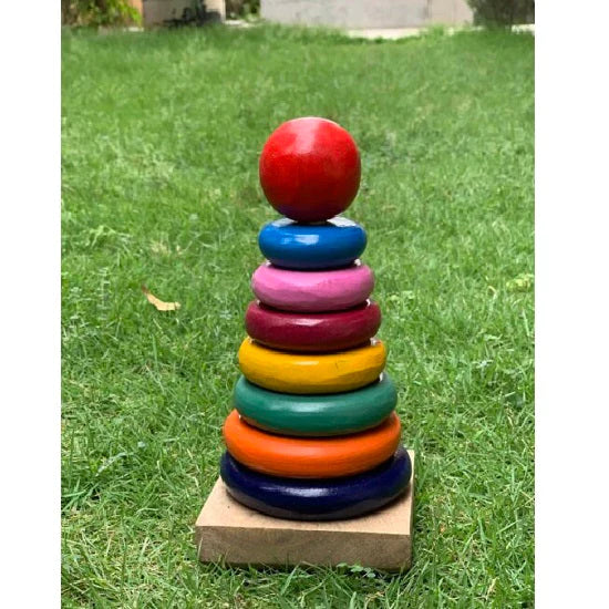 Buy Rainbow Wooden Stacker - SkilloToys.com