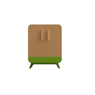 Buy Short Hue Wooden Cabinet - Pastle Green - SkilloToys.com