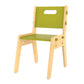 Buy Silver Peach Wooden Chair - Green - SkilloToys.com