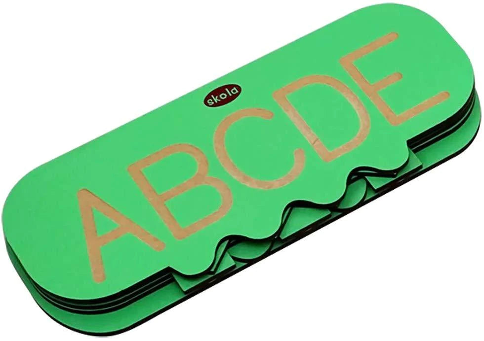 Buy Skola Alphabet Tracing Stencil Capital Wooden Toy- SkilloToys.com