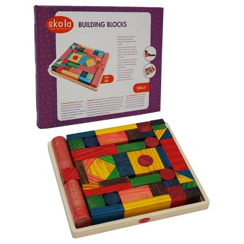 Buy Skola Building Blocks Wooden Toys - SkilloToys.com