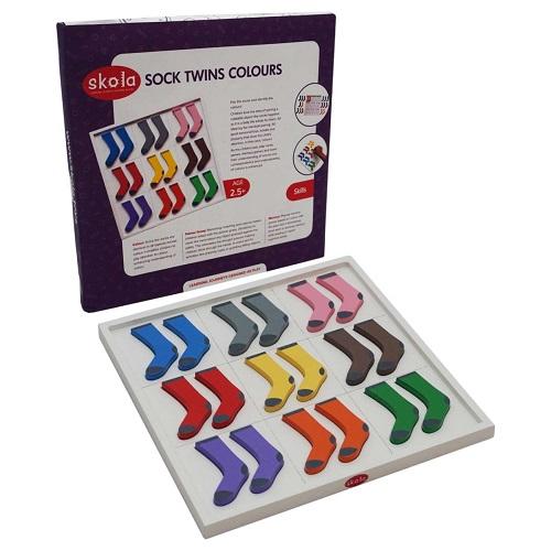 Buy Skola Sock Twins Colour Wooden Toys - SkilloToys.com