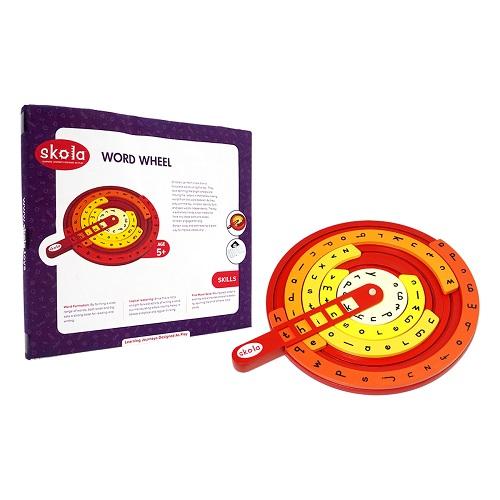 Buy Skola Word Wheel Wooden Toys - SkilloToys.com